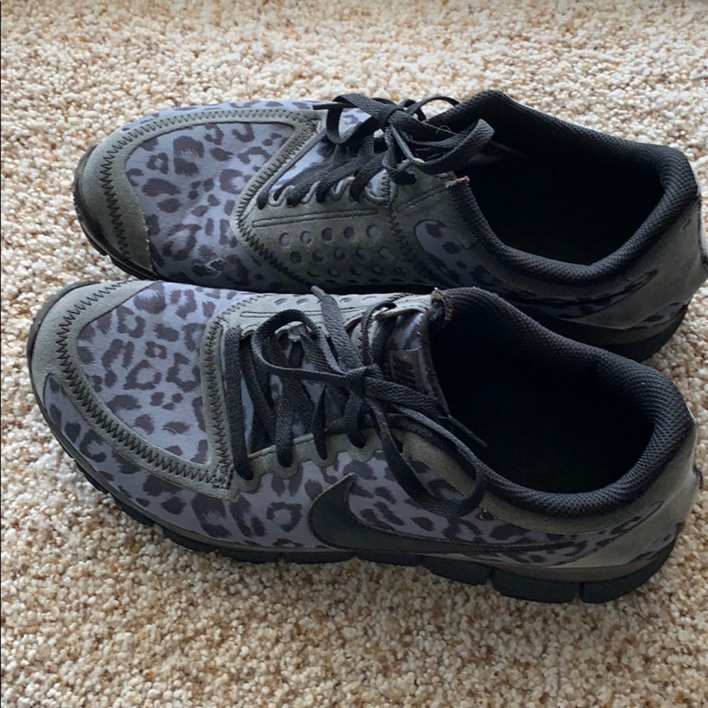 Nike free Run 5.0 Black Leopard Sneakers